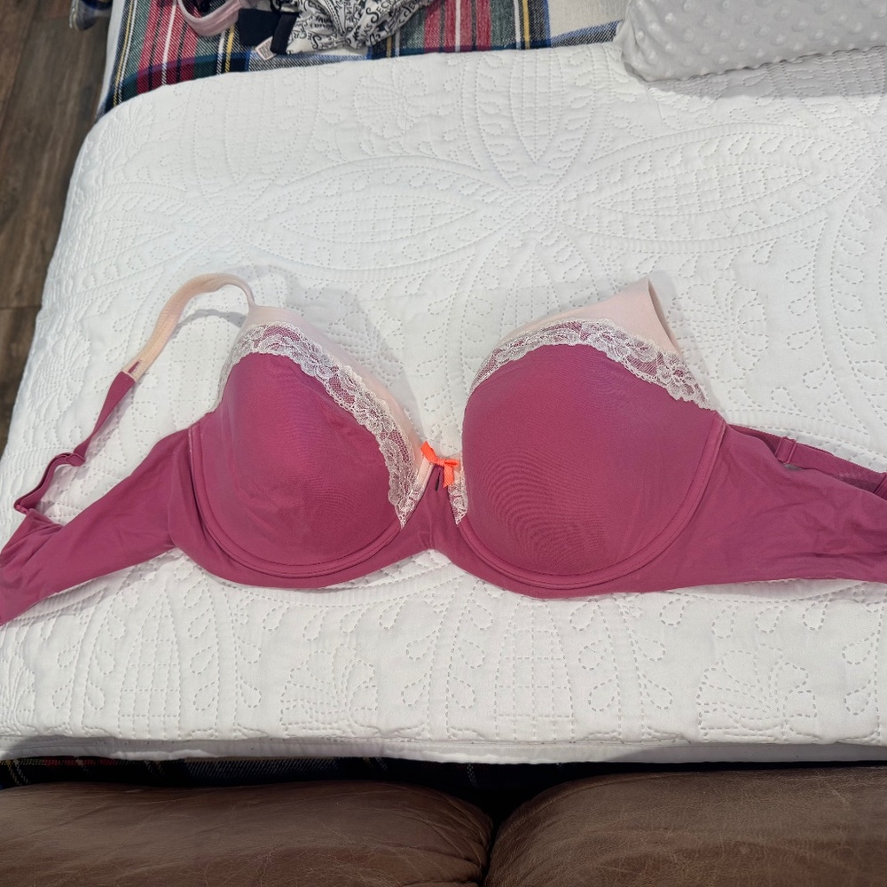 Pink bra